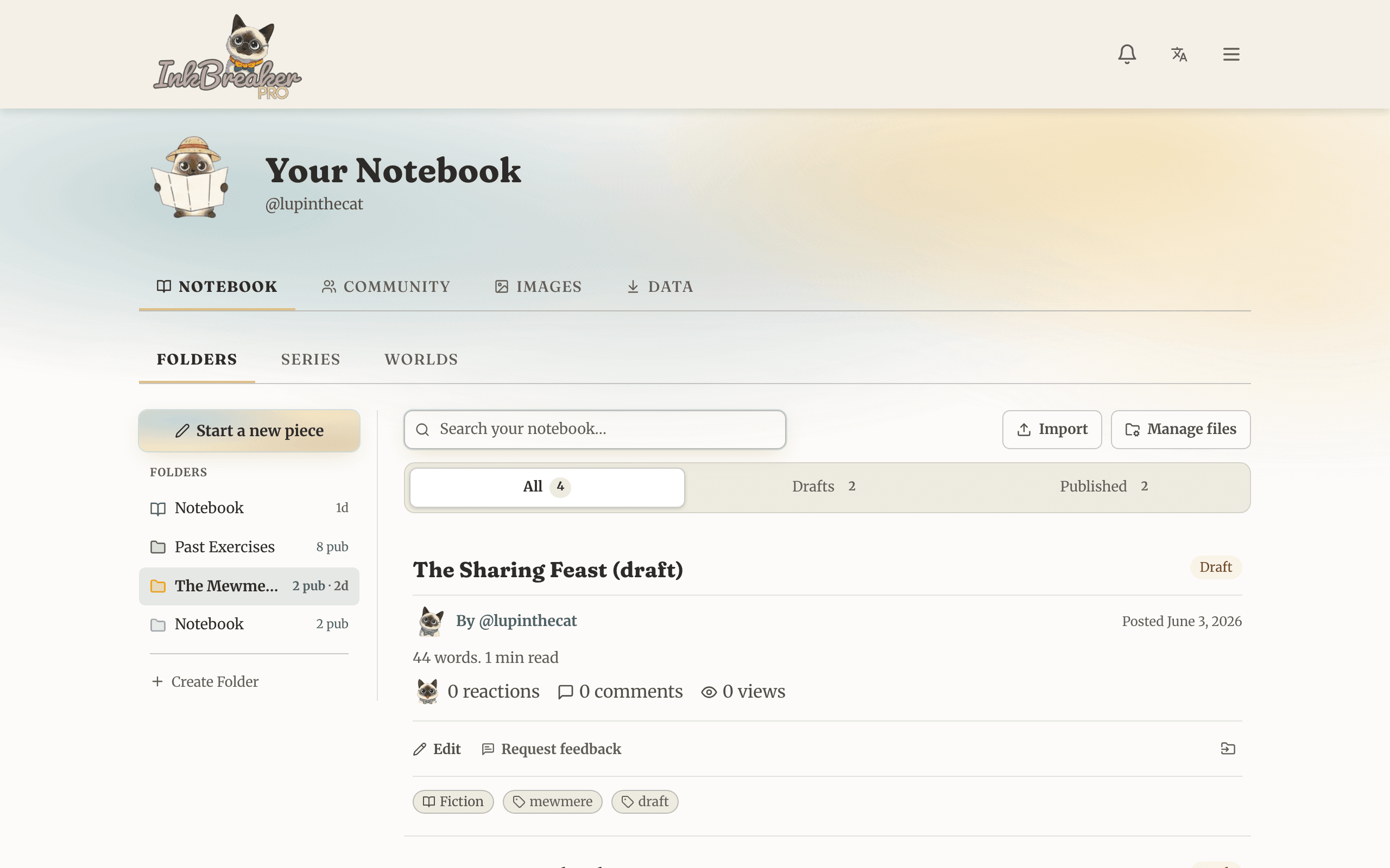 Your whole notebook, one tap away